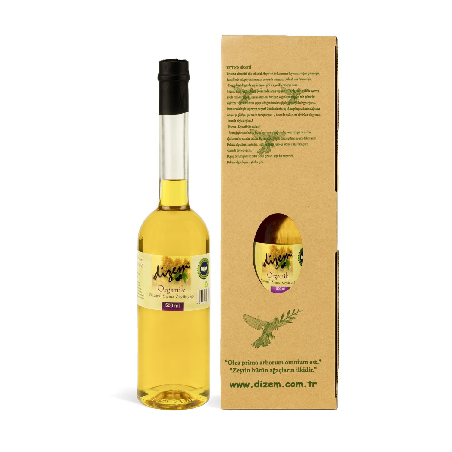 Organik Naturel Sızma Hediyelik Zeytinyağı