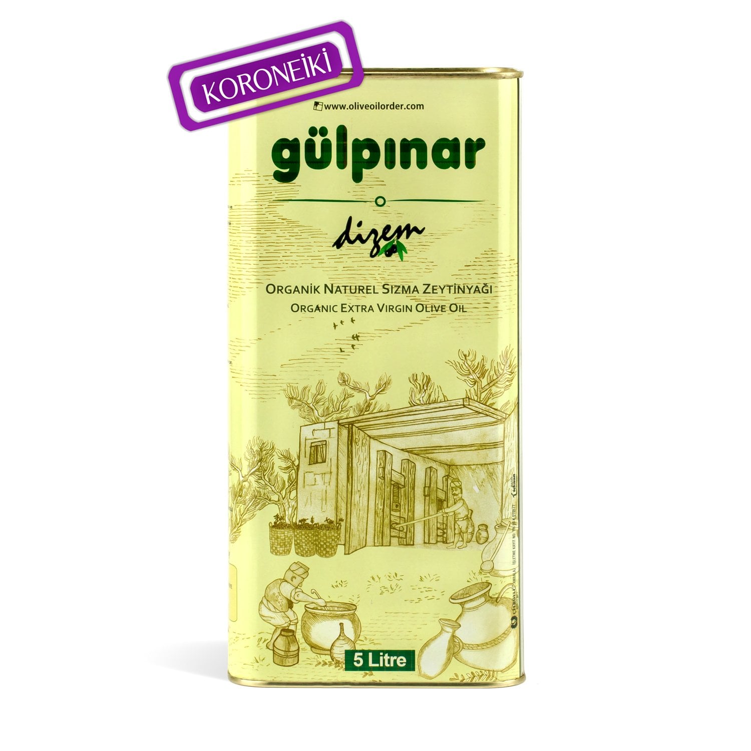 Koroneiki Organik Naturel Sızma Zeytinyapı