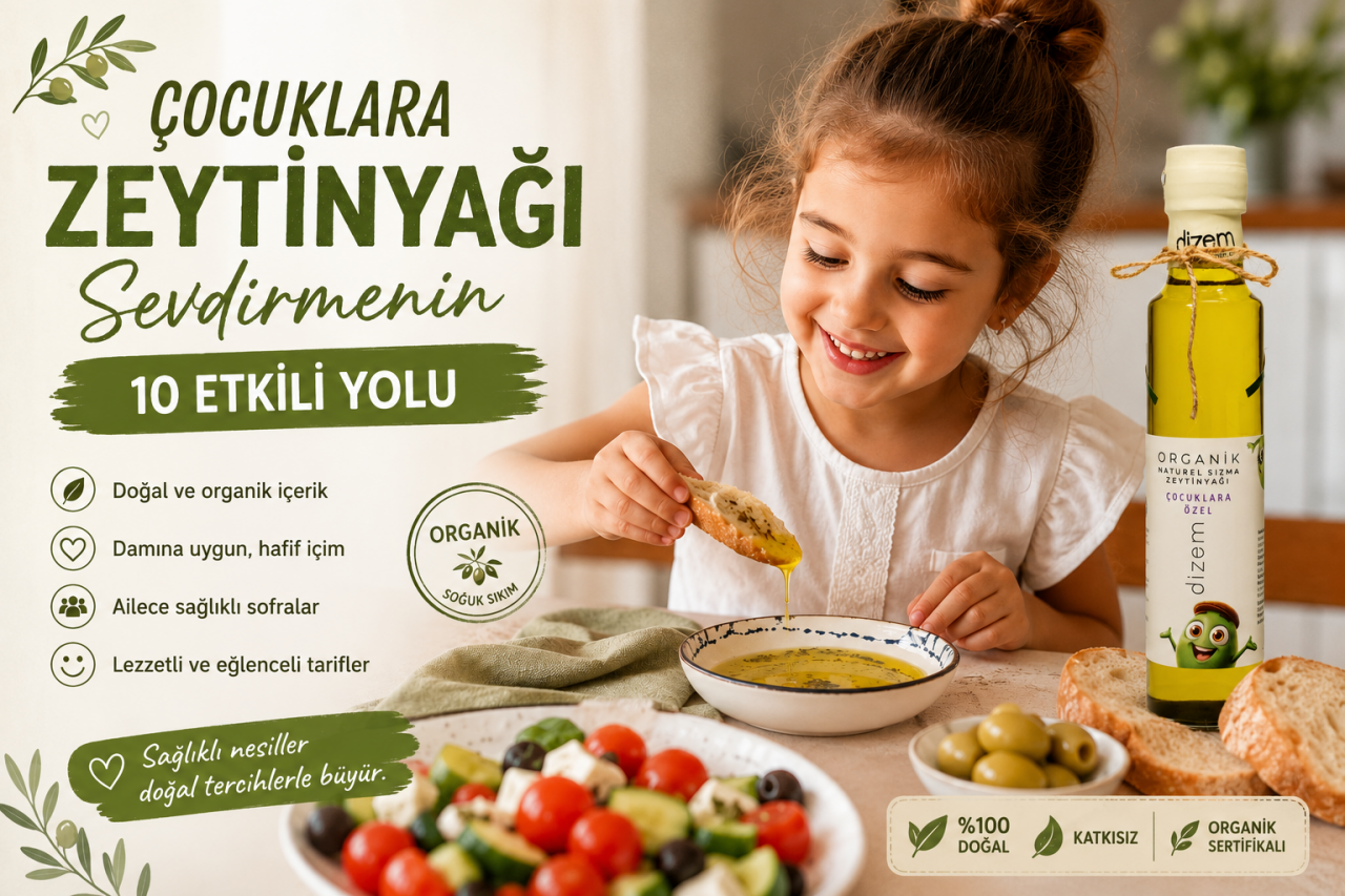 Çocuklara Zeytinyağı Sevdirmenin 10 Etkili Yolu | Dizem