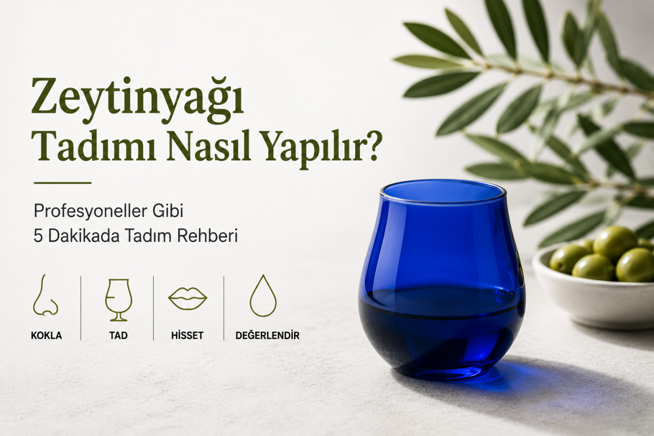 Profesyoneller Gibi 5 Dakikada Zeytinyağı Tadım Rehberi