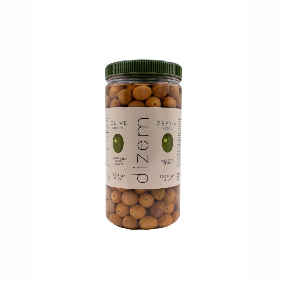 Yeşil Çizik Zeytin 1000 gr
