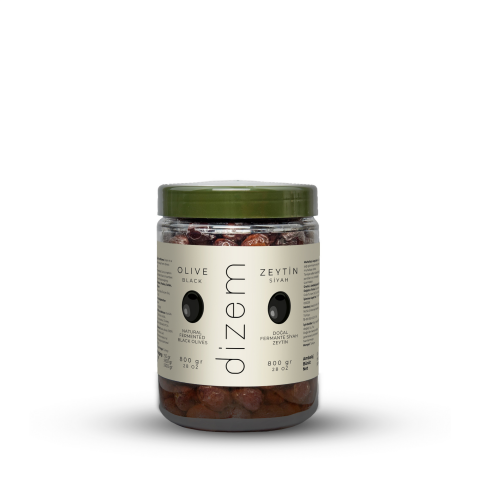 Doğal Fermante Siyah Zeytin 1000 gr