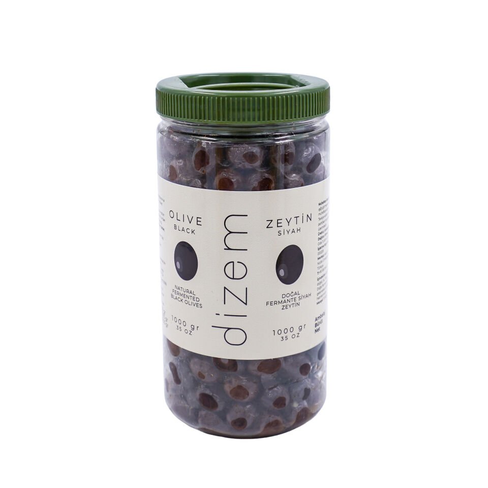 Doğal Fermante Siyah Zeytin 1000 gr