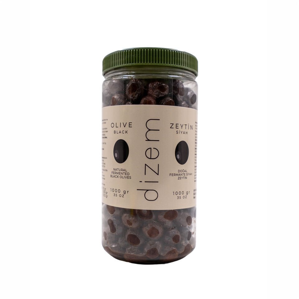 Doğal Fermante Siyah Zeytin 1000 gr