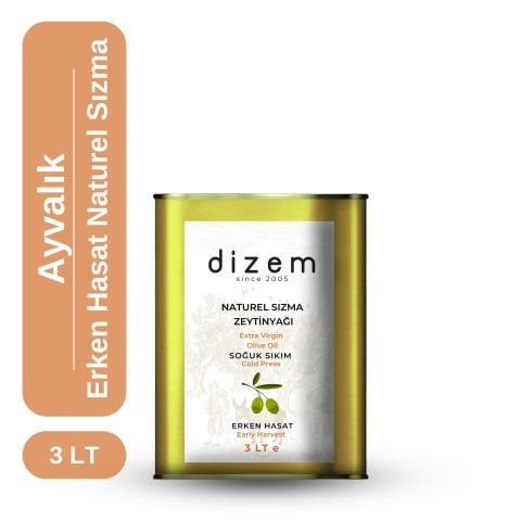 Erken Hasat Naturel Sızma Zeytinyağı 3 LT AYVALIK