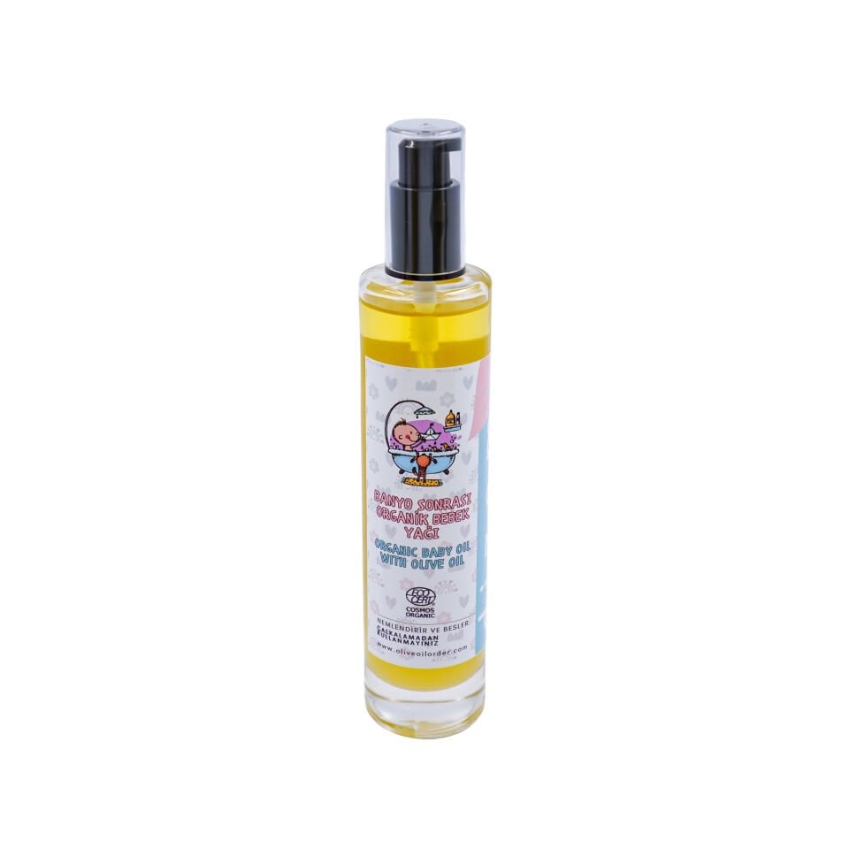Organik Zeytinyağlı Bebek Masaj Yağı - 100 ML - Nazik ve Besleyici Cilt Bakımı