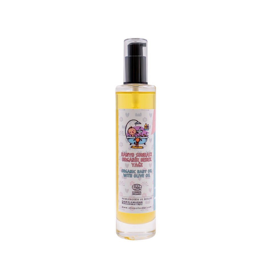 Organik Zeytinyağlı Bebek Masaj Yağı - 100 ML - Nazik ve Besleyici Cilt Bakımı