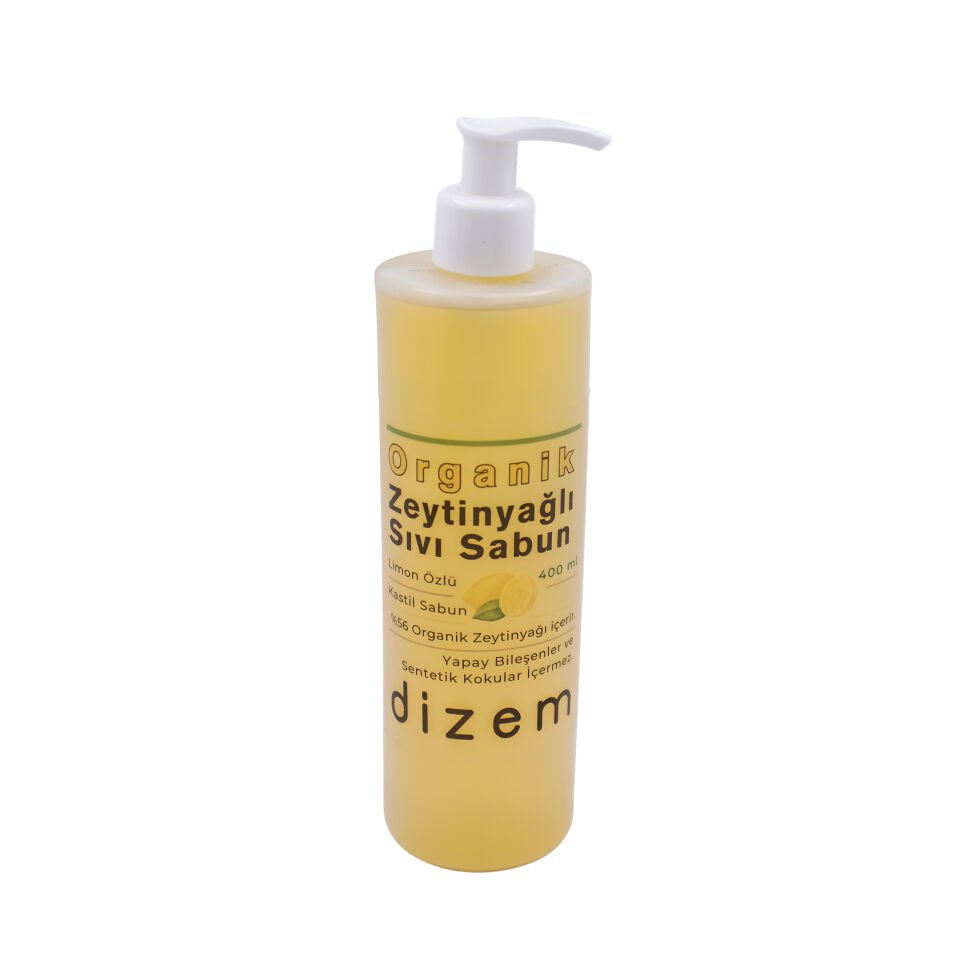 Organik Zeytinyağlı Sıvı El Sabunu - 400 ML - Nazik ve Doğal Temizlik