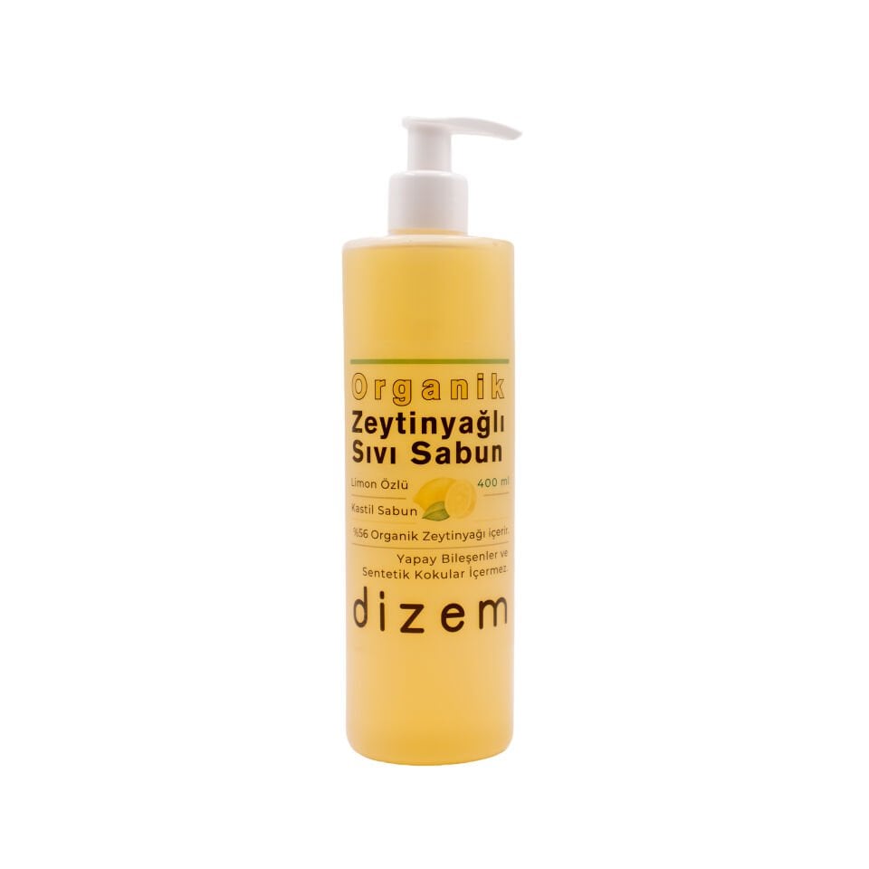 Organik Zeytinyağlı Sıvı El Sabunu - 400 ML - Nazik ve Doğal Temizlik