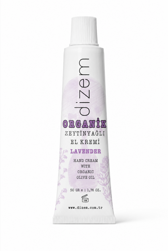 Organik Zeytinyağlı El Kremi - Lavanta - 50 ML