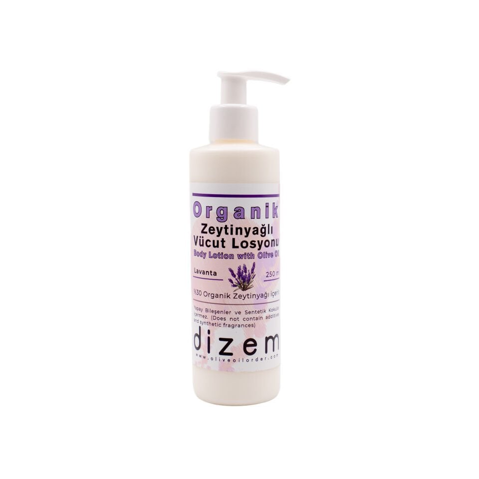 Organik Zeytinyağlı Vücut Losyonu - 250 ml - Yoğun Nem & Günlük Bakım