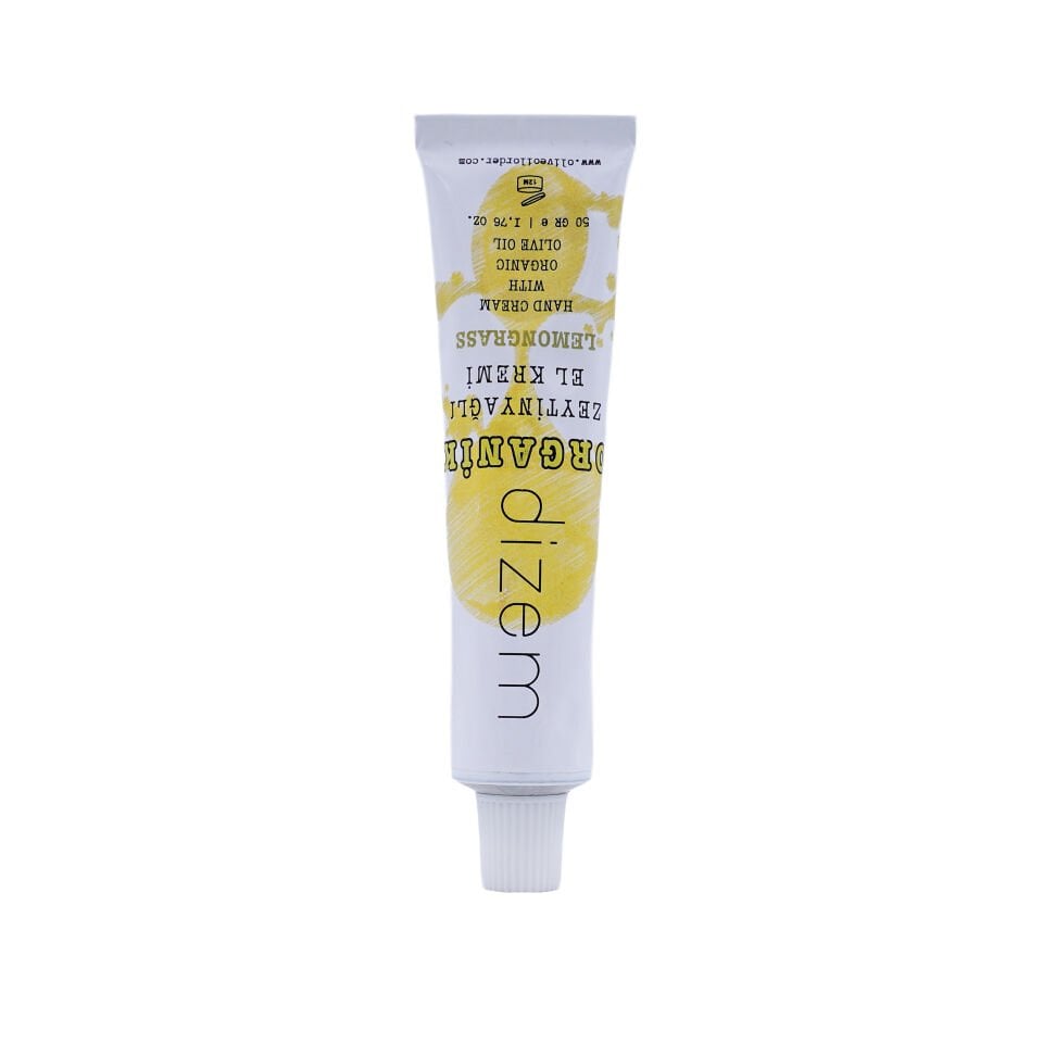 Organik Zeytinyağlı El Kremi - Limon Otu - 50 ML