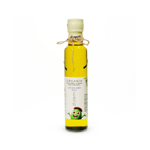Organik Çocuklara Özel Naturel Sızma Zeytinyağı 250 ML - Yumuşak İçim, Düşük Asidite
