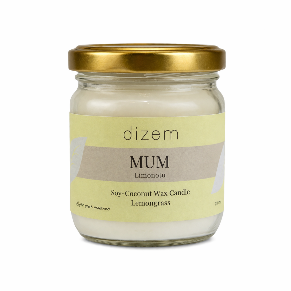 Limonotlu Doğal Mum