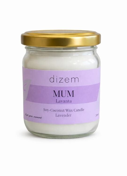 Lavantalı Doğal Mum