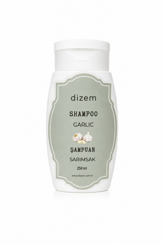 Zeytinyağlı Sarımsak Şampuanı - Günlük Kullanım - 250 ml